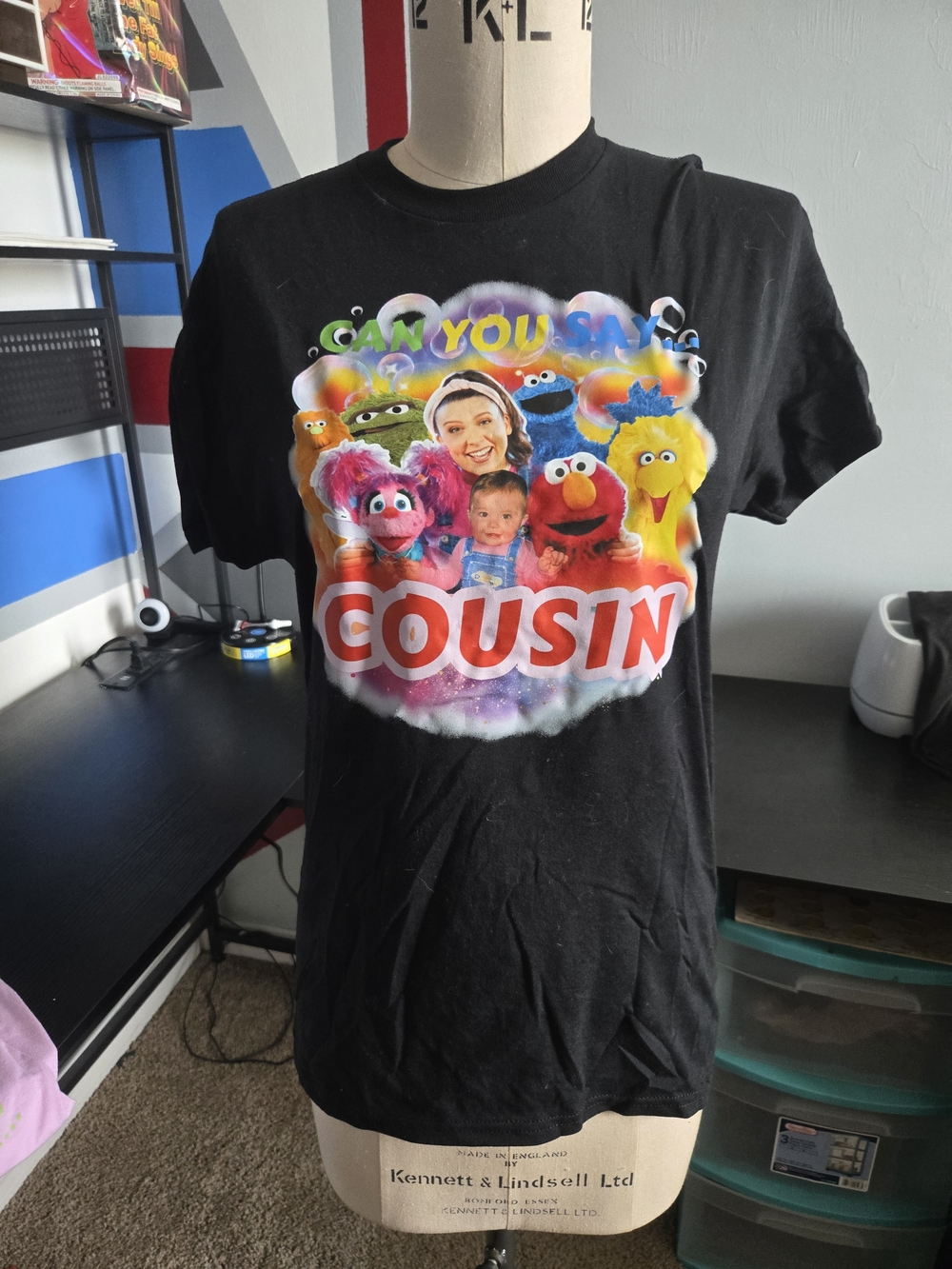 Ms Rachel And Sesame Street "Can You Say Cousin" Gildan Graphic Tee